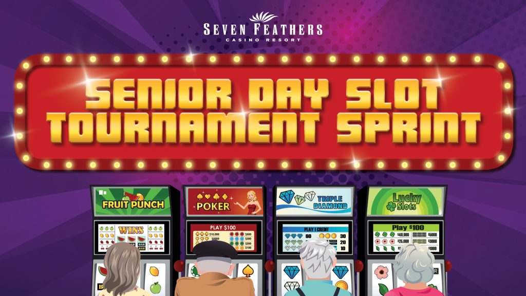 Seniors Can Play And Win In Weekly Slot Tournaments At Seven Feathers Casino Resort