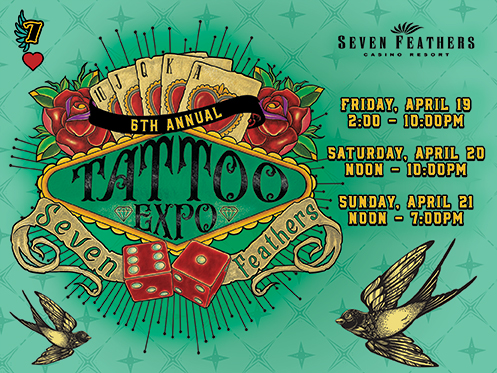 Seven Feathers Casino Resort Is Proud To Host The 6th Annual Tattoo Expo April 2024 In Canyonville Oregon
