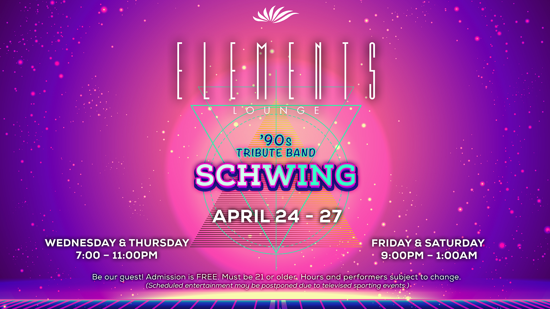 Schwing Performs Live At Seven Feathers Casino Resort In Canyonville Oregon