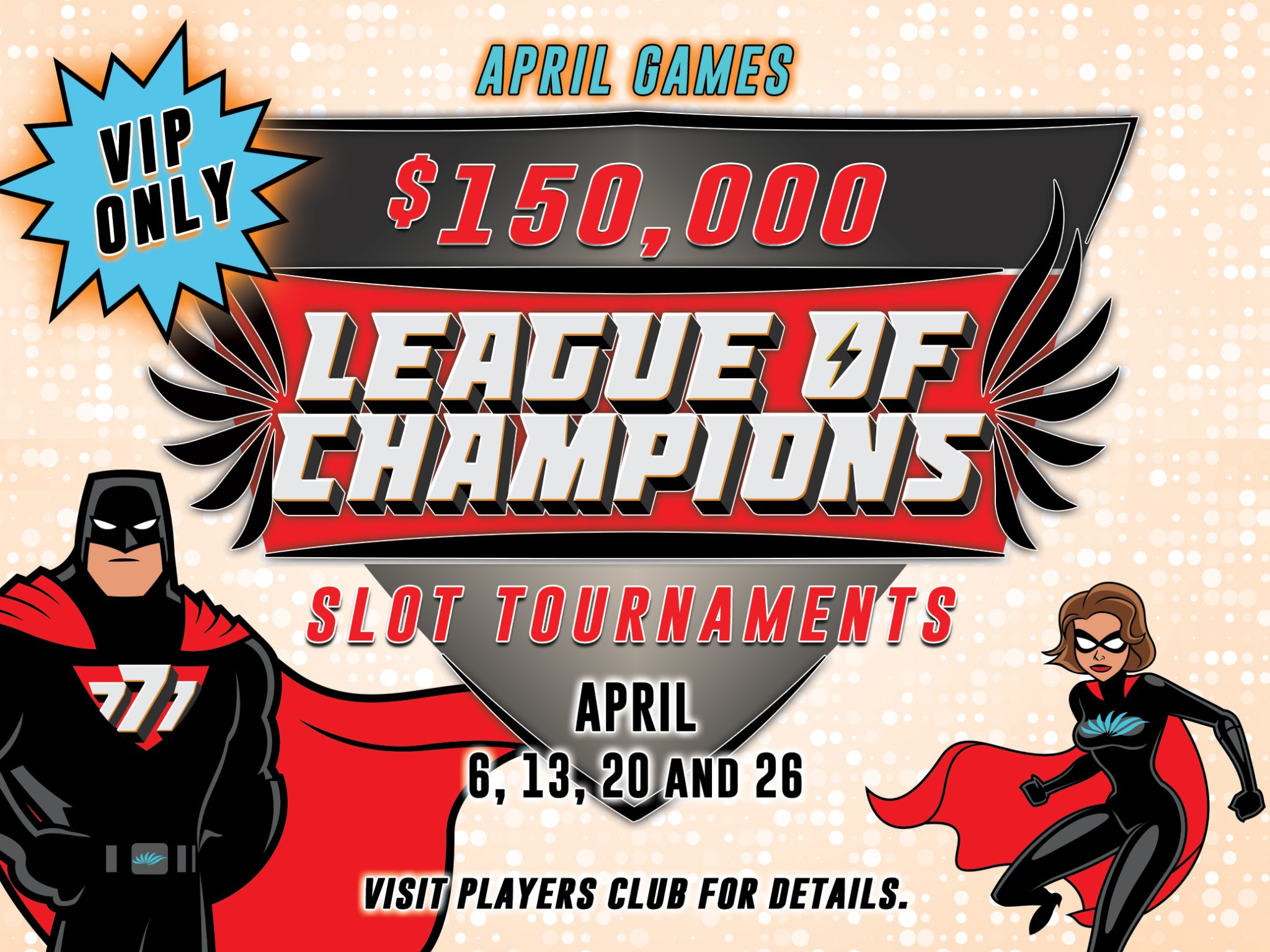 Seven Feathers Casino Resort Offers Guests A Chance To Play And Win During The League Of Champions Slot Tournament This April