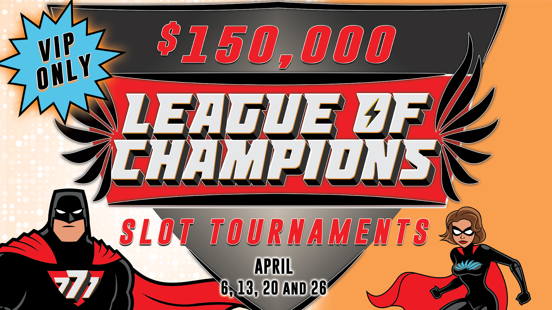 Play League Of Champions VIP Slot Tournament At Seven Feathers Casino Resort