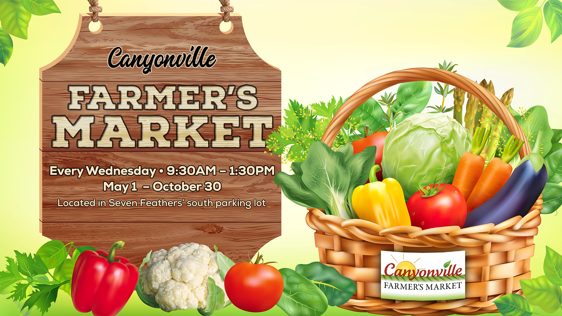 Seven Feathers Casino Resort Is Proud To Host The Canyonville Farmers Market