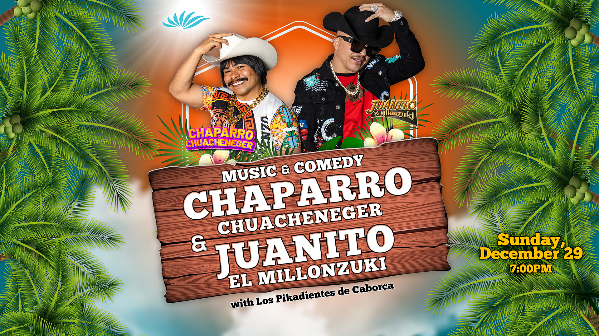 See Chaparro Chuacheneger & Juanito El Millonzuki at Seven Feathers Casino Resort