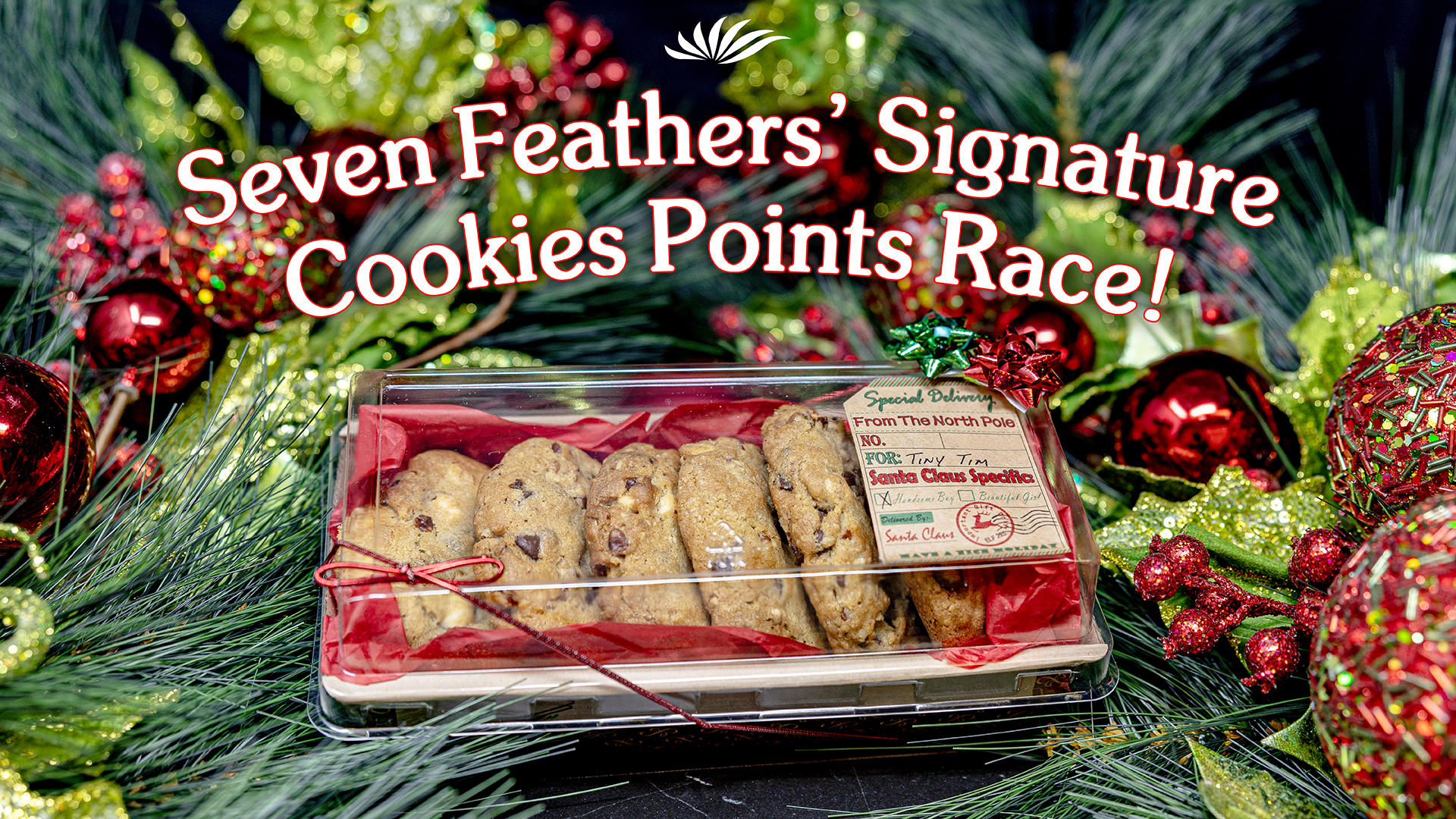 Seven Feathers Casino Resort Is Offering A Cookie Points Race This December in Canyonville Oregon