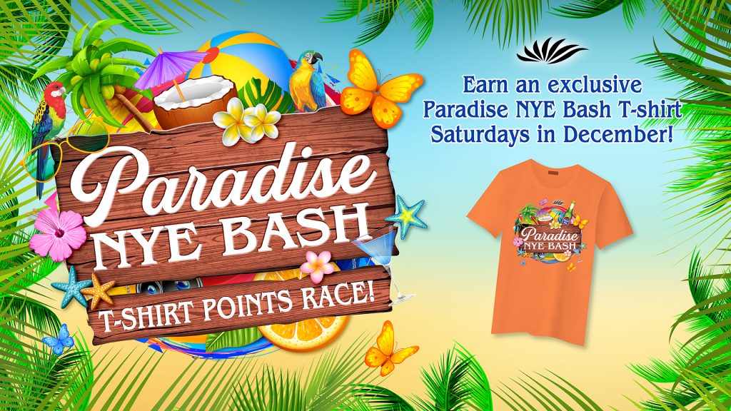 Seven Feathers Casino Resort Offers a NYE T-Shirt Points Race This December In Canyonville Oregon