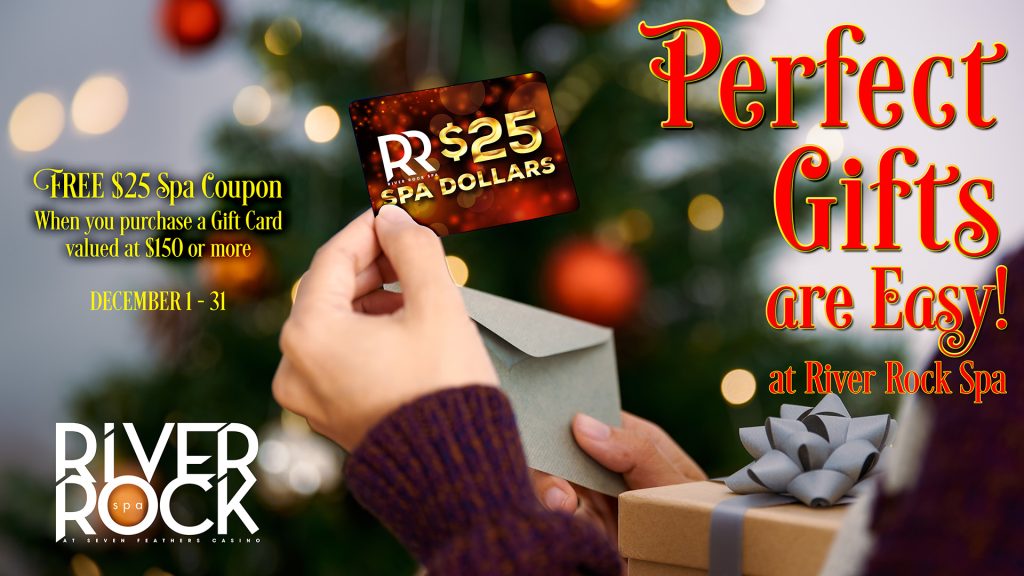 Give The Gift Of The River Rock Spa At Seven Feathers Casino Resort