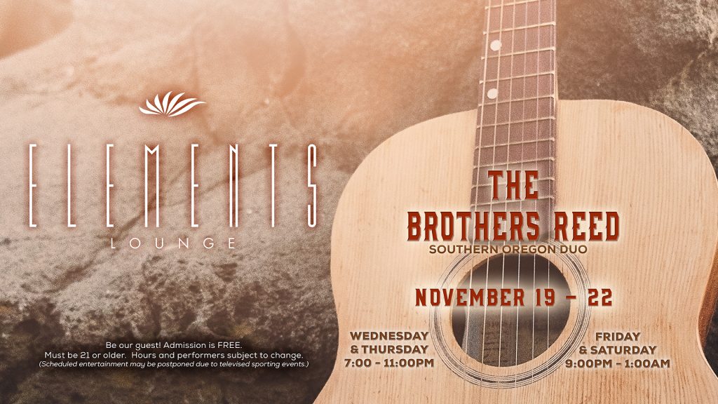 Seven Feathers Casino Resort Hosts Free Live Music In Elements Lounge Wednesdays through Saturdays
