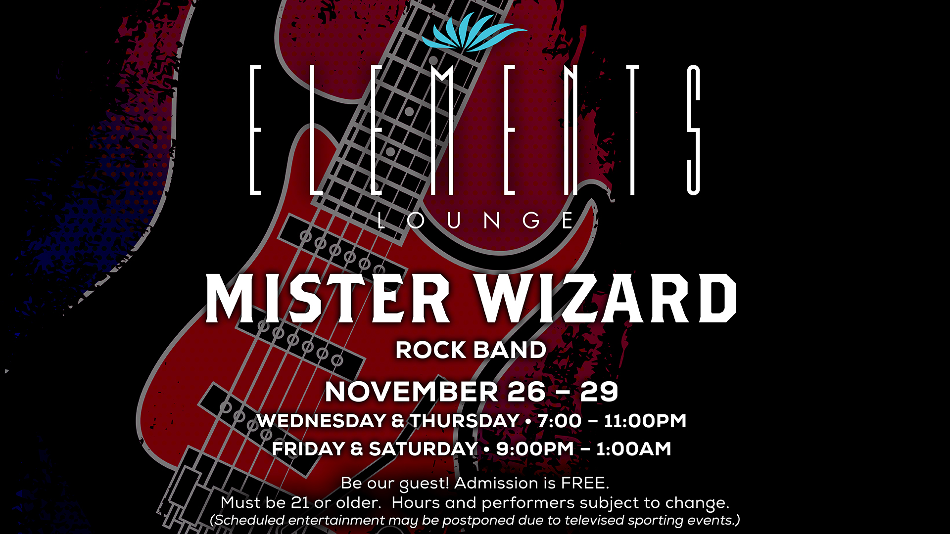 Seven Feathers Casino Resort Hosts Free Live Music In Elements Lounge Wednesdays through Saturdays