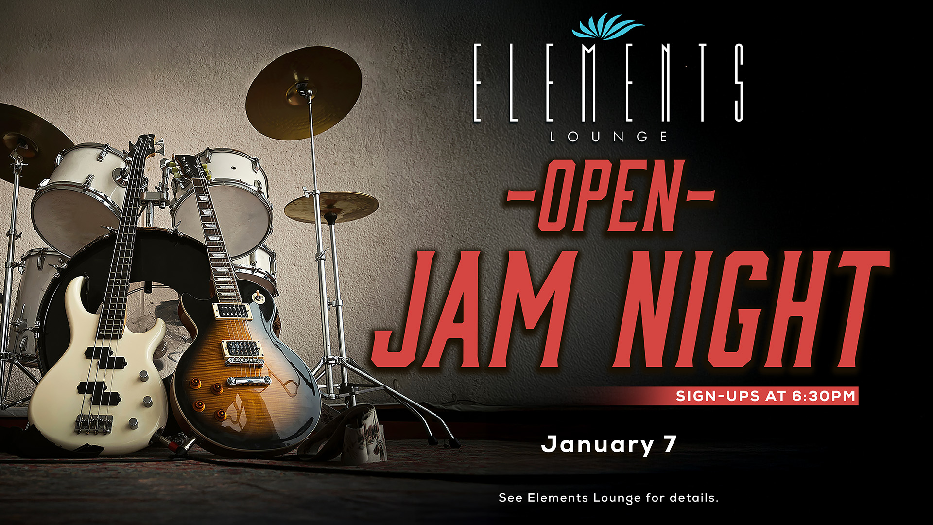 Seven Feathers Casino Resort Is Hosting An Open Jam Night In Elements Lounge On January 7 In Canyonville Oregon Located Just Off I-5 On Exit 99.
