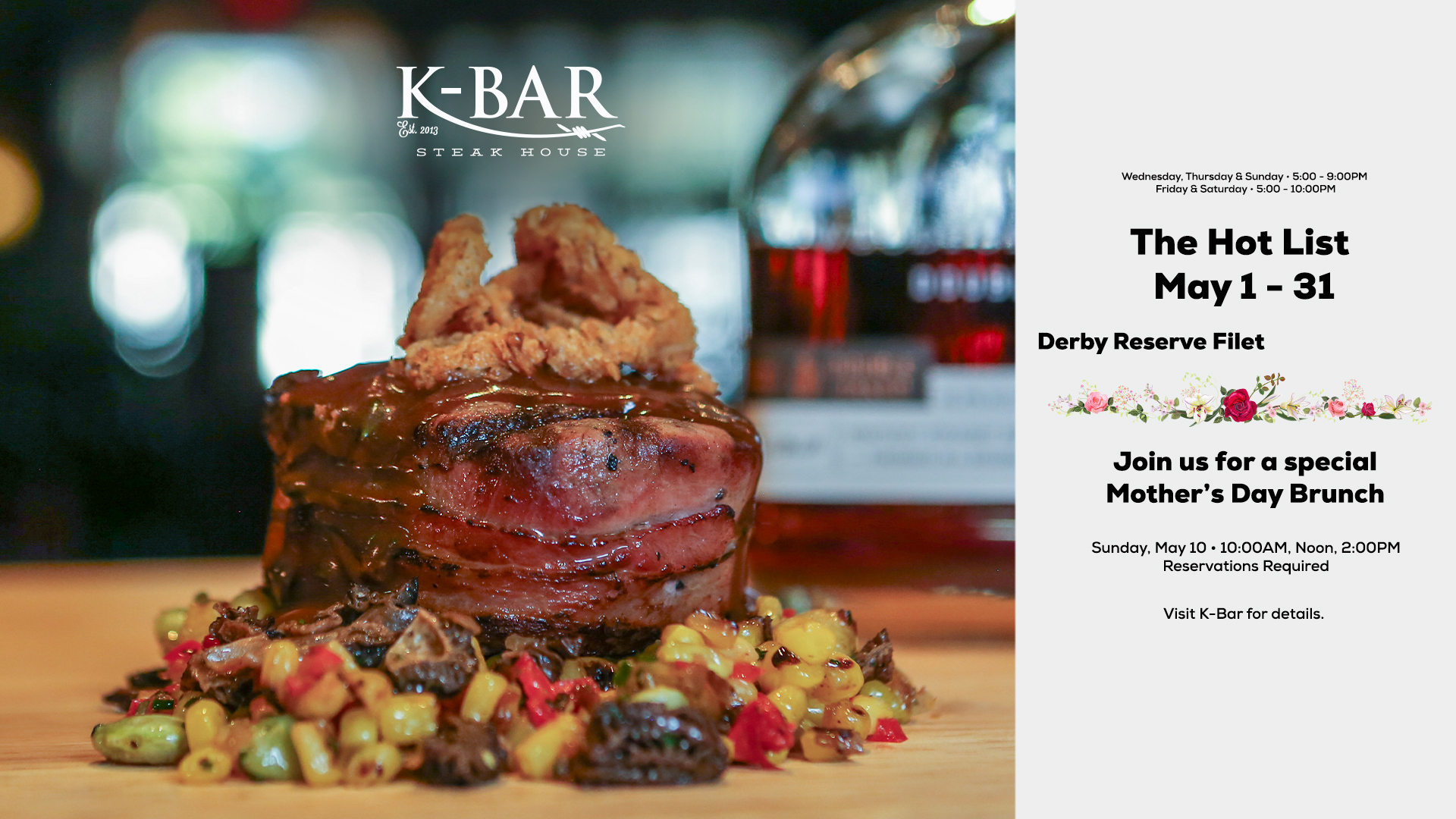 K-Bar Steak House Inside Seven Feathers Casino Resort Serves Incredible Cuts Of Locally Grown Beef.