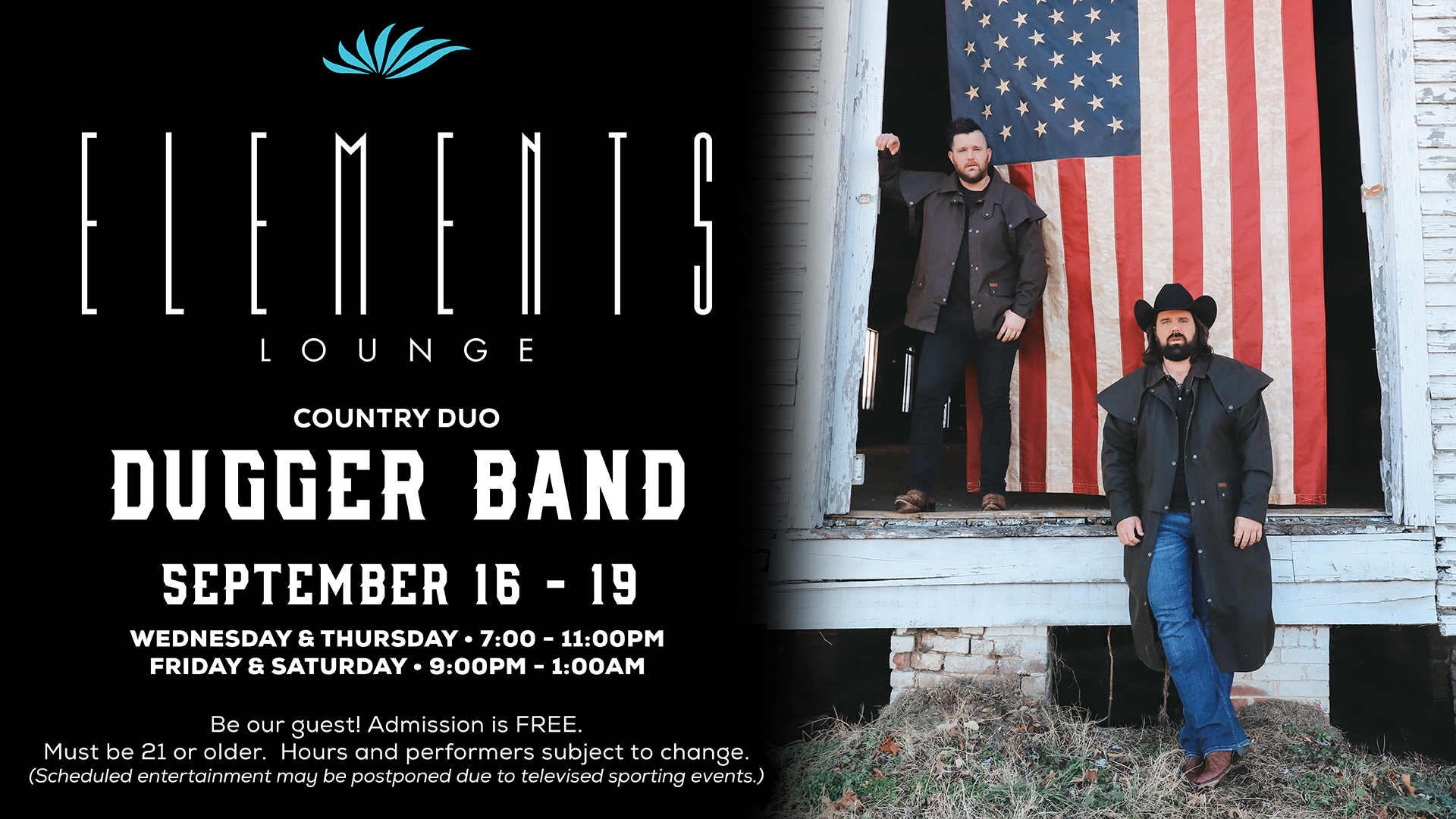 The Dugger Band Performs Live At Seven Feathers Casino Resort This September