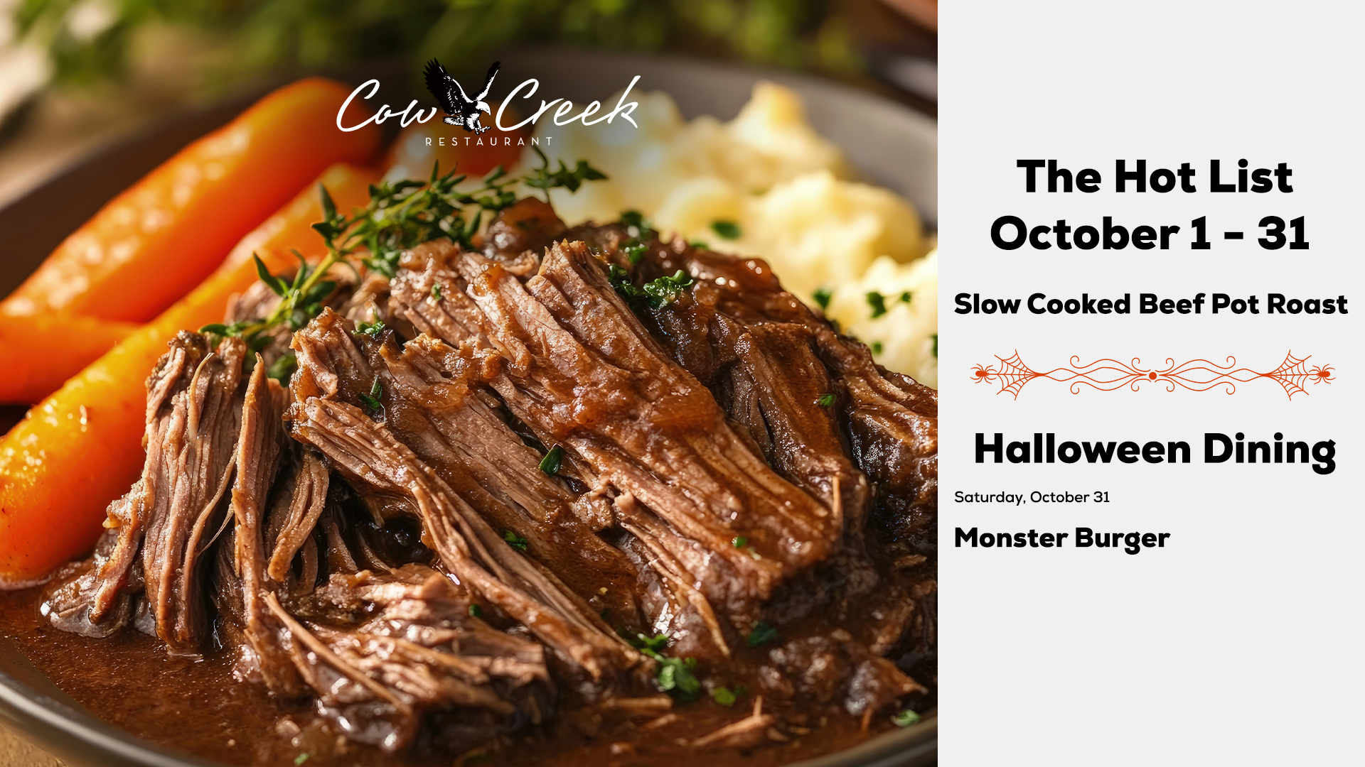 Cow Creek Restaurant October Specials at Seven Feathers Casino Resort