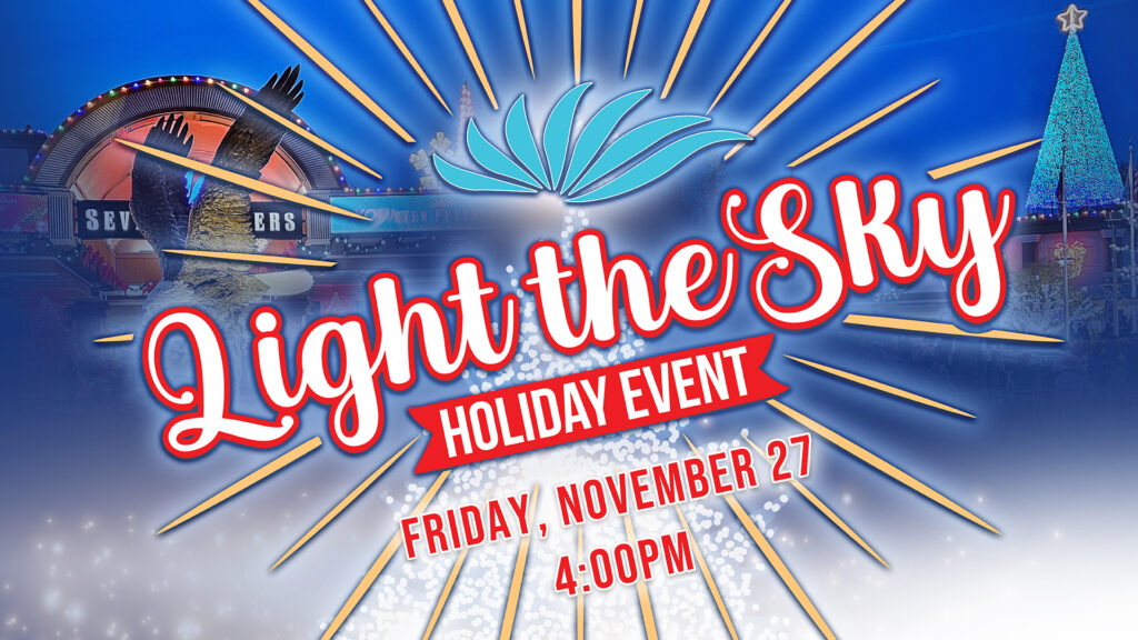 Seven Feathers Casino Resort Kicks Off The Holiday Season With Their Light The Sky Christmas Tree Lighting, Displays, and More This November In Canyonville Oregon